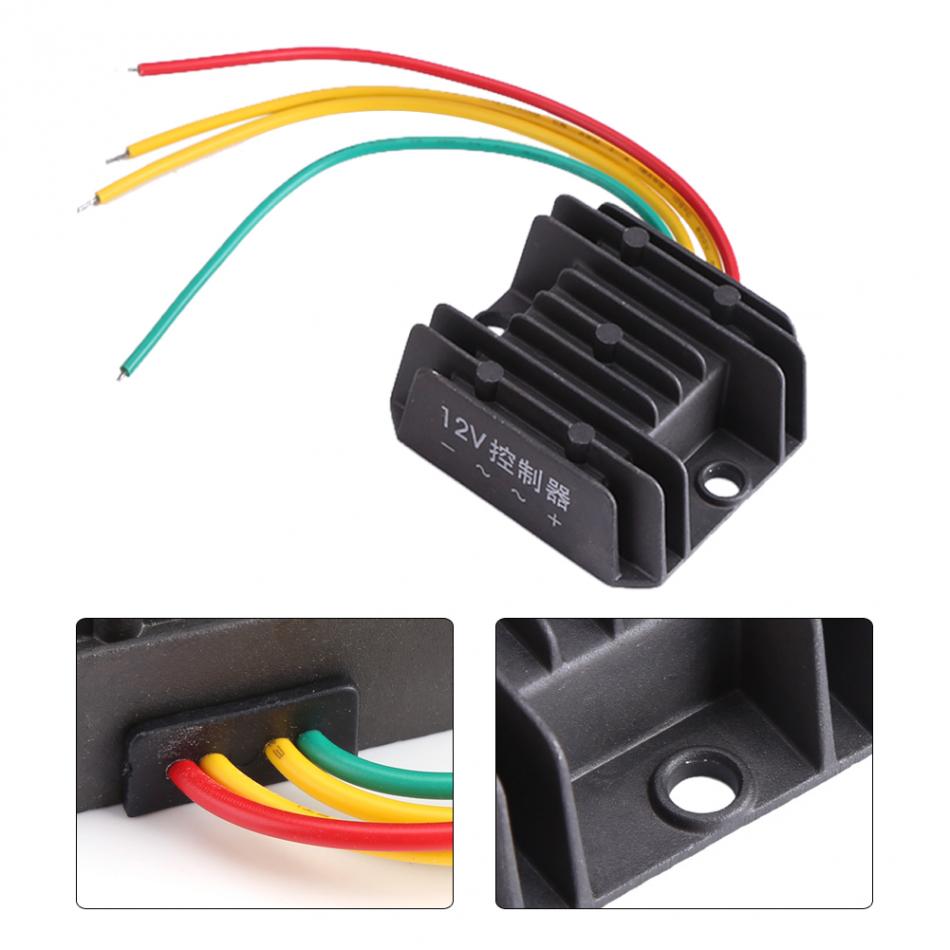 12V Motor Speed Regulator 300W Wind Turbine Generator Charging Wind Controller Regulator Durable in Use