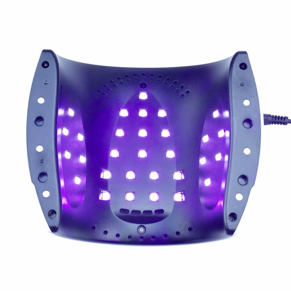 Lámpara LED UV para secar esmalte de uñas en gel, con 30LED, 72W o 48W, lámpara UV LED con Sensor y accesorios Nail Art en la parte inferior de los pies