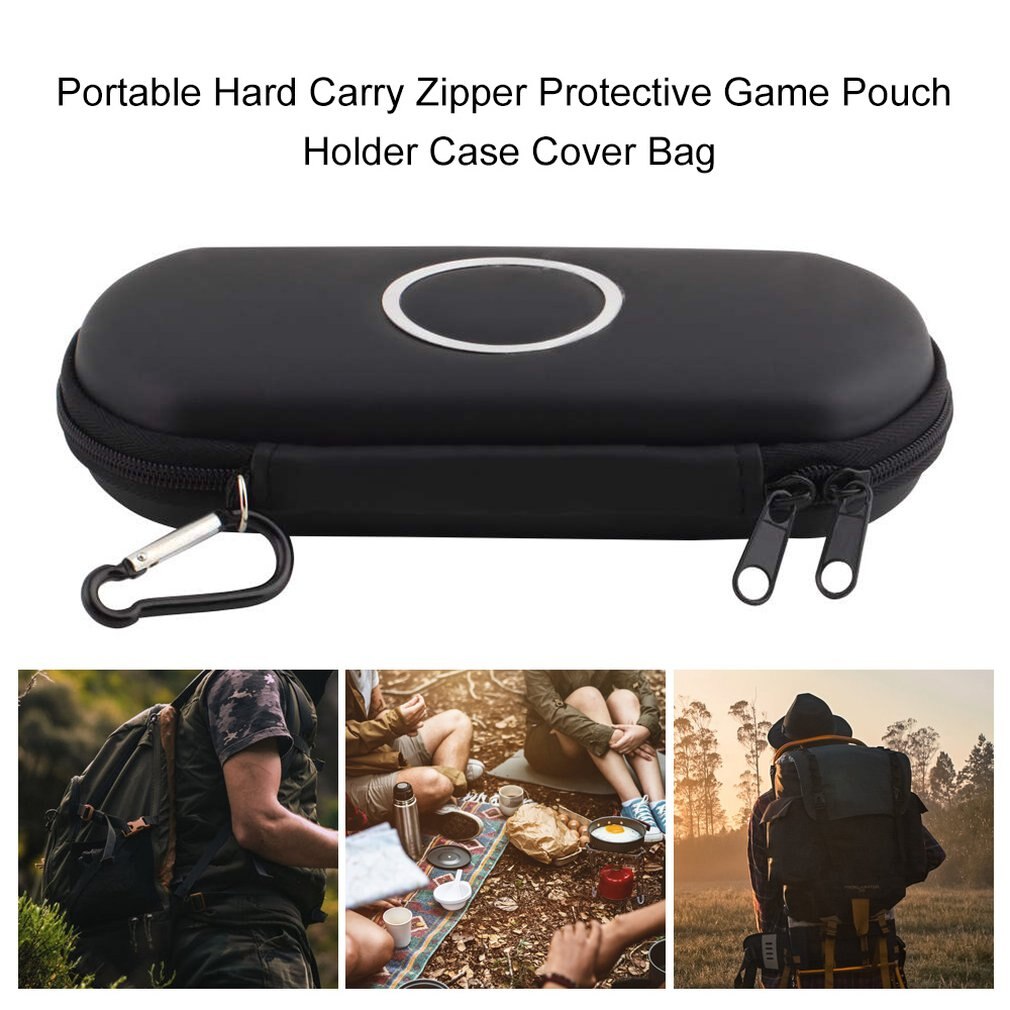 Hard Carry Zipper Case Bag Game Pouch For PSP 1000 2000 3000 Free /
