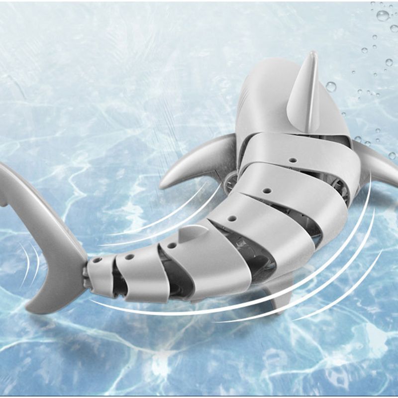 pilot rekin 2.4G symulacja elektryczna RC ryby łódź wyścigowa zabawki robić basenu wodnego