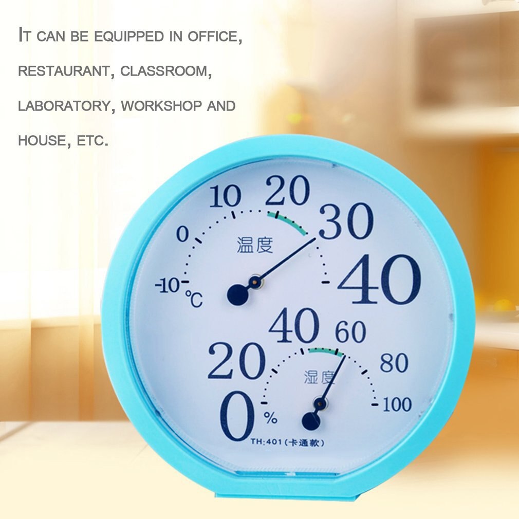 TH401 Portable Indoor Outdoor Thermometer Hygrometer Mini Pointer Temperature Humidity Monitor Meter Weather Station Tools