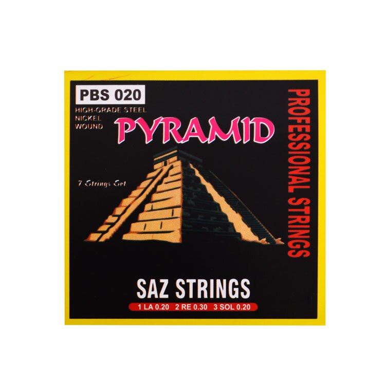 Binddraad Pak 0.20 Lange Piramide PBS020 Muziek, Akoestische, Hobby, Speciale, Generatie, gemaakt In Turkije,
