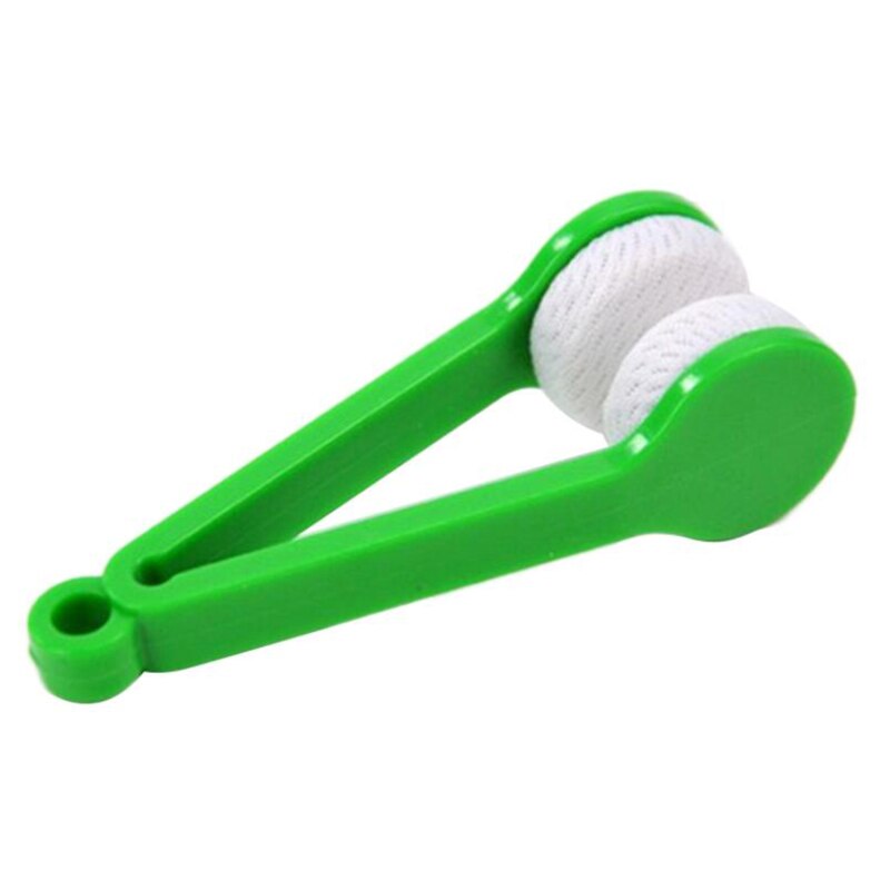 Brillenputztuch, mikrofasertuch, brillenreiniger, bildschirmreiniger, mini-brillenlinsenbürste: Grün