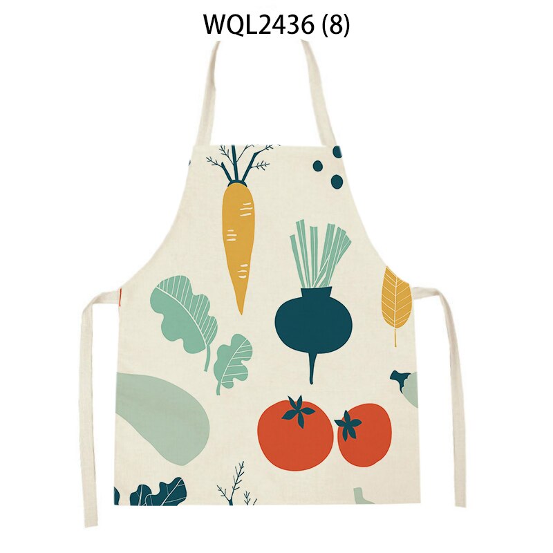 Fresh Vegetables Tomatoes Carrots Adult Kids Bib Family Cooking Bakery Shop Cleaning Apron Kitchen Accessories 68*55 Cm Delantal: 38x47cm Kid Size / WQL2436-8