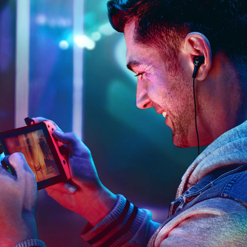 Razer HAMMERHEAD DUO Dual-core in-ear gaming-oortelefoon Stereo muziek Sport-headset 3,5 mm bedrade oordopjes met microfoon Hoofdtelefoon