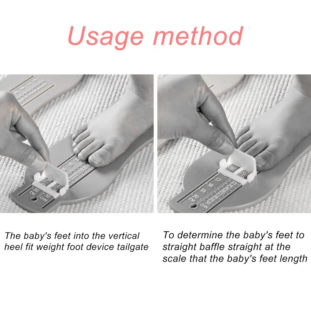 Kids Foot Measure Tool Shoes Helper Shoes Size Calculator Children Infant Feet Measuring Ruler Tool Baby Shoes Gauge Device