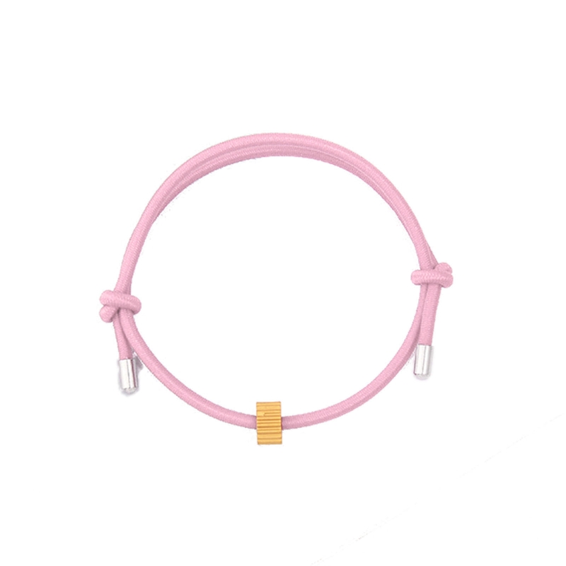 Automotive Glass Window Breaker Bracelet Tungsten Carbide Bead for Emergency Escape Breaking Spring Loaded Safety Tool N0HF: Pink