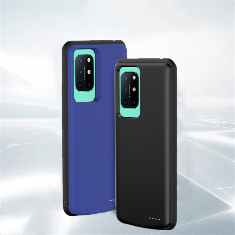 6800mAhBattery Ladegerät Fällen Für OnePlus 8T Batterie fallen Silikon Externe Batterie Ladung Abdeckung Für Oneplus 8T Energie fallen
