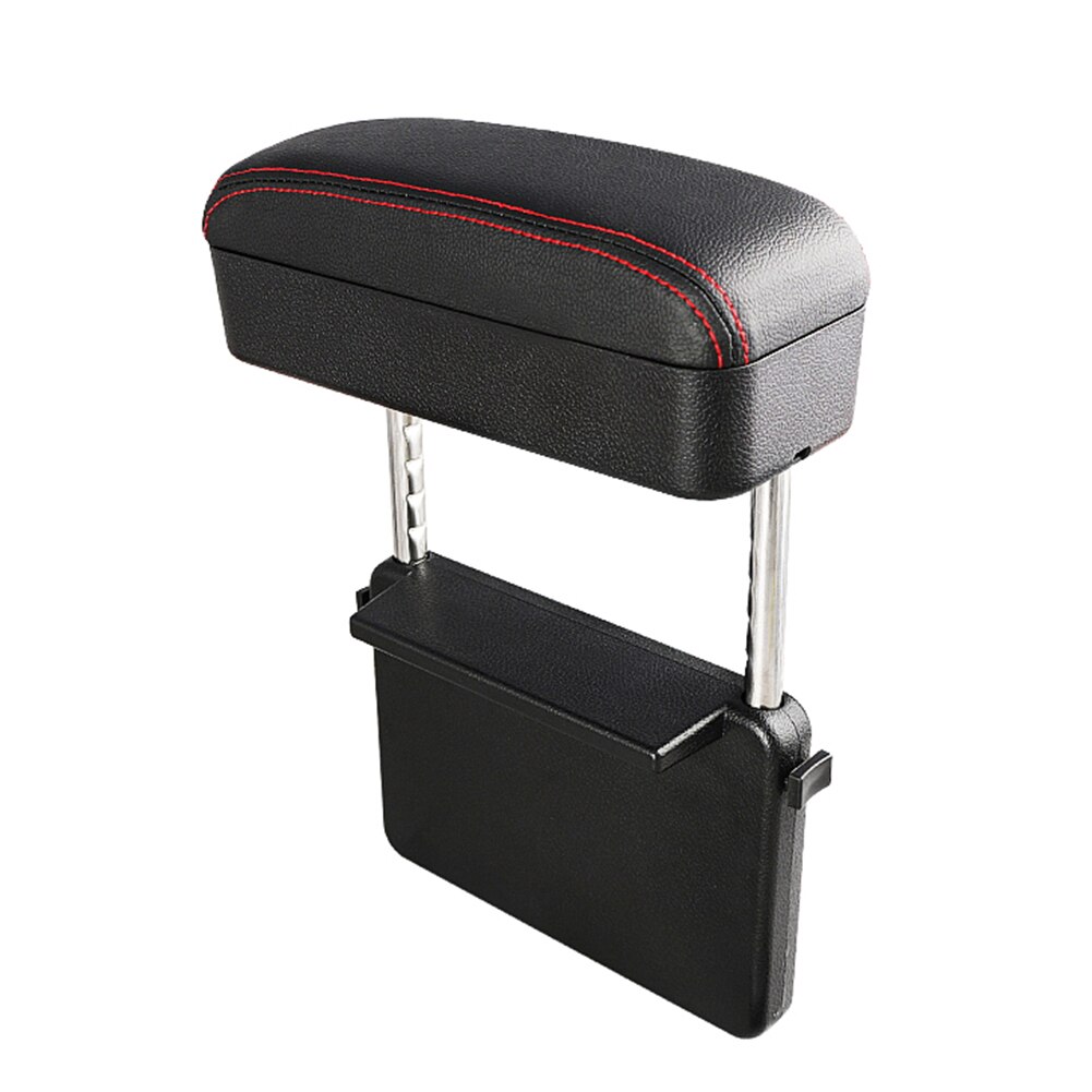 Universal bil armlen boks albuestøtte justerbar bil midtkonsoll armlen bil styling auto sete gap organisator armlen boks: Rød