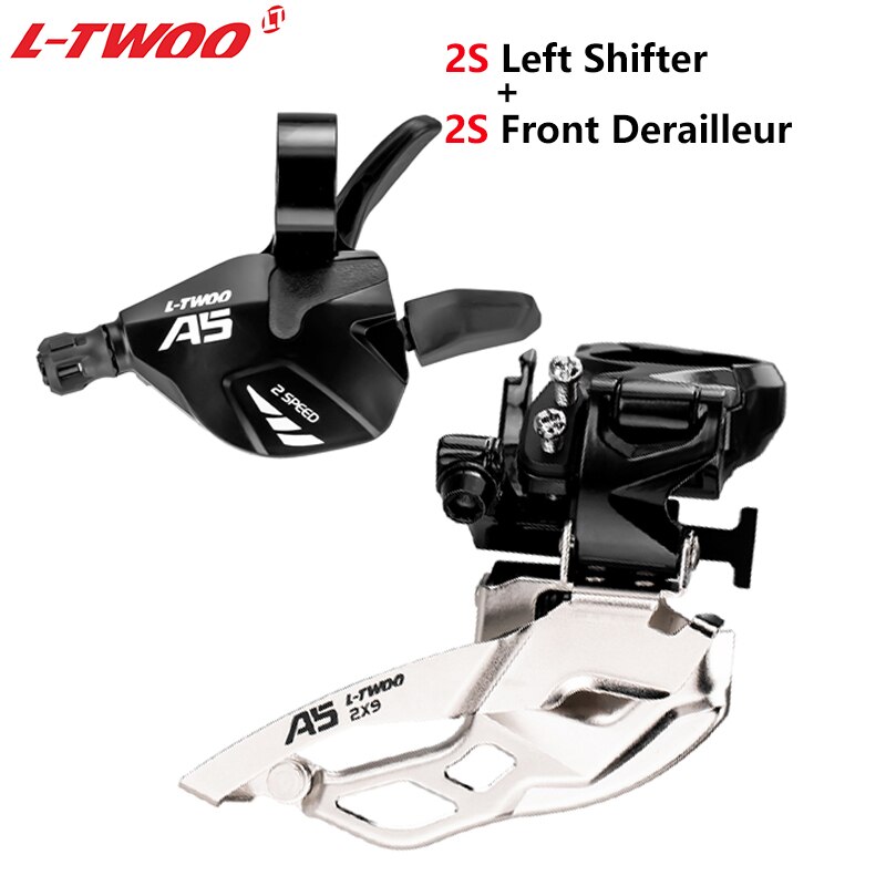LTWOO A5 2X9S 18 Speed Groupset R/L Shifter+Front Derailleurs+Rear Derailleurs For MTB Bike 9V Switch Compatible SHIMANO SRAM: 2S FD-Left Shifter