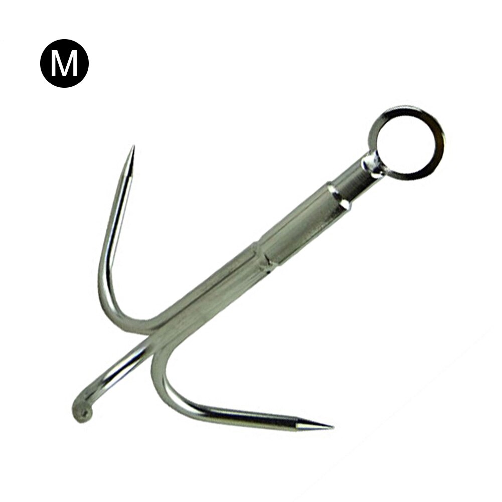 Anchor Hook Clasp Grappling Tackle For Boat Fishing Mountaineering Climbing Tools Outdoor Climbing Claw Accessories: M