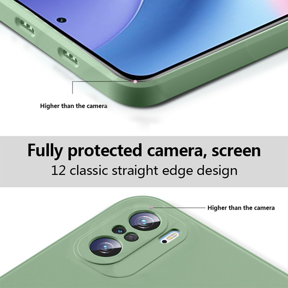 Coque carrée originale en Silicone liquide pour Xiaomi POCO F2 Pro, protection d'objectif d'appareil photo, coque arrière de téléphone souple F2Pro, armure antichoc
