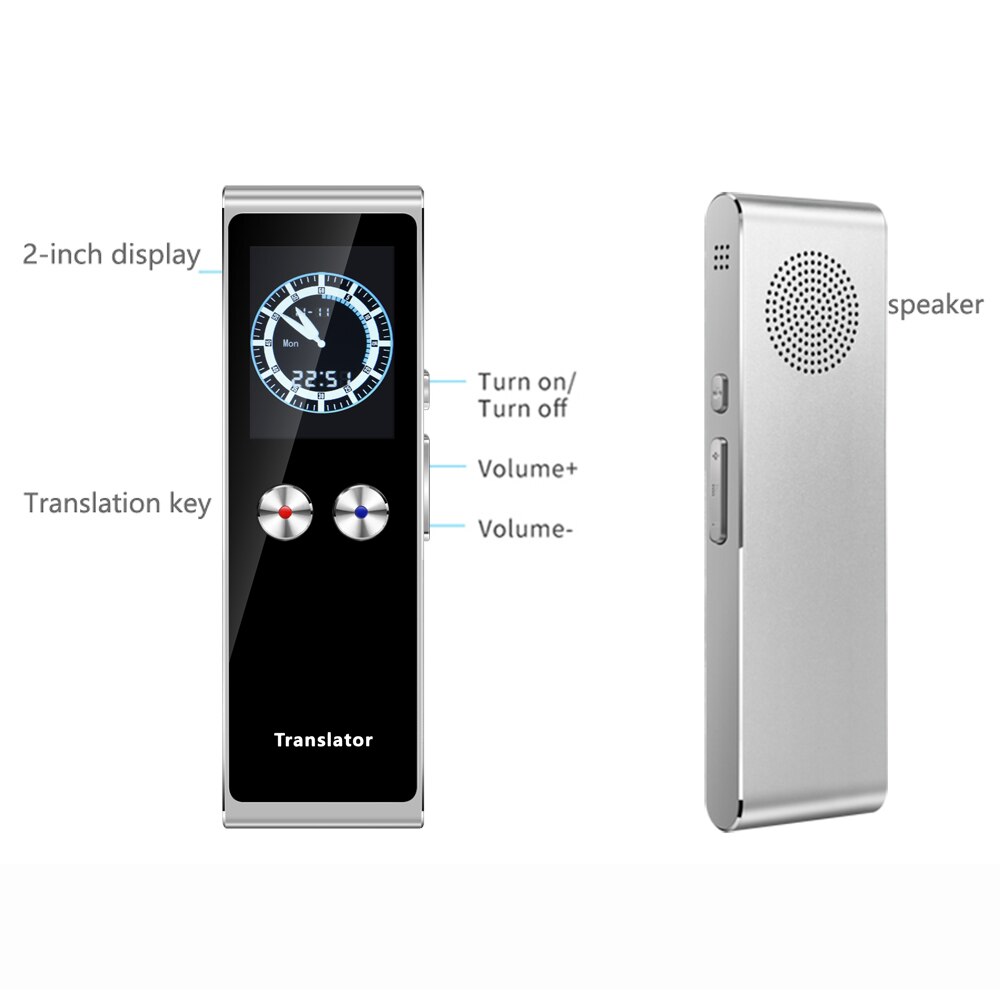 T8S Portable Voice Translator 51Language Translator Smart Translator Offline In Real Time Smart Voice Translator Portable