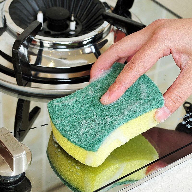 Double-sided Cleaning Sponges Magic Eraser Sponge For Dish Washing Nano Density Decontamination Sponge For Kitchen Bathroom