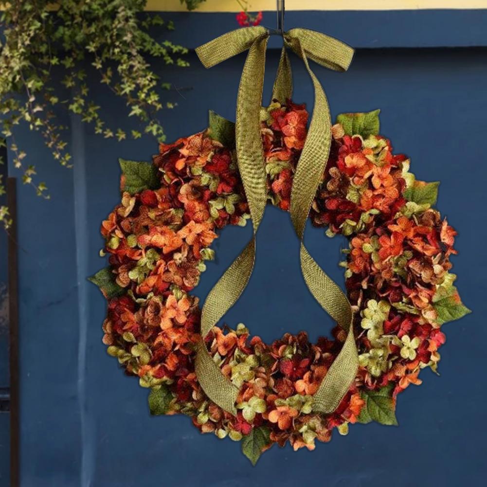 Opknoping Krans Simulatie Hortensia Sier Stof Schouw Guirlande Hanger Kerstversiering