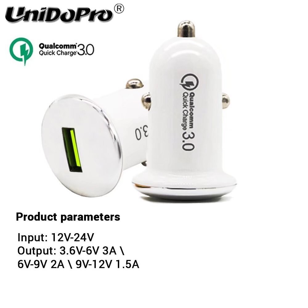 Quick Charge 3.0 5V 3A Smart Fast Car Charger for Teclast P80 Pro , A10S , Master T8 , P10 , T10 Tablet QC 3.0 Charging Adapter