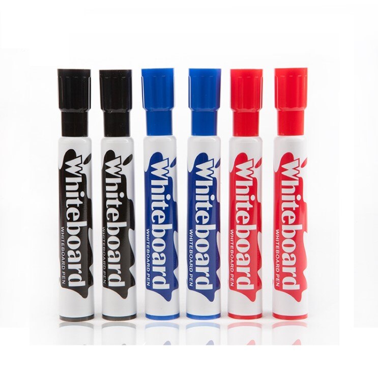 Truecolor 0895B erasable whiteboard pen safe non-toxic writing easy to wipe office supplies: 3 colors   12pcs