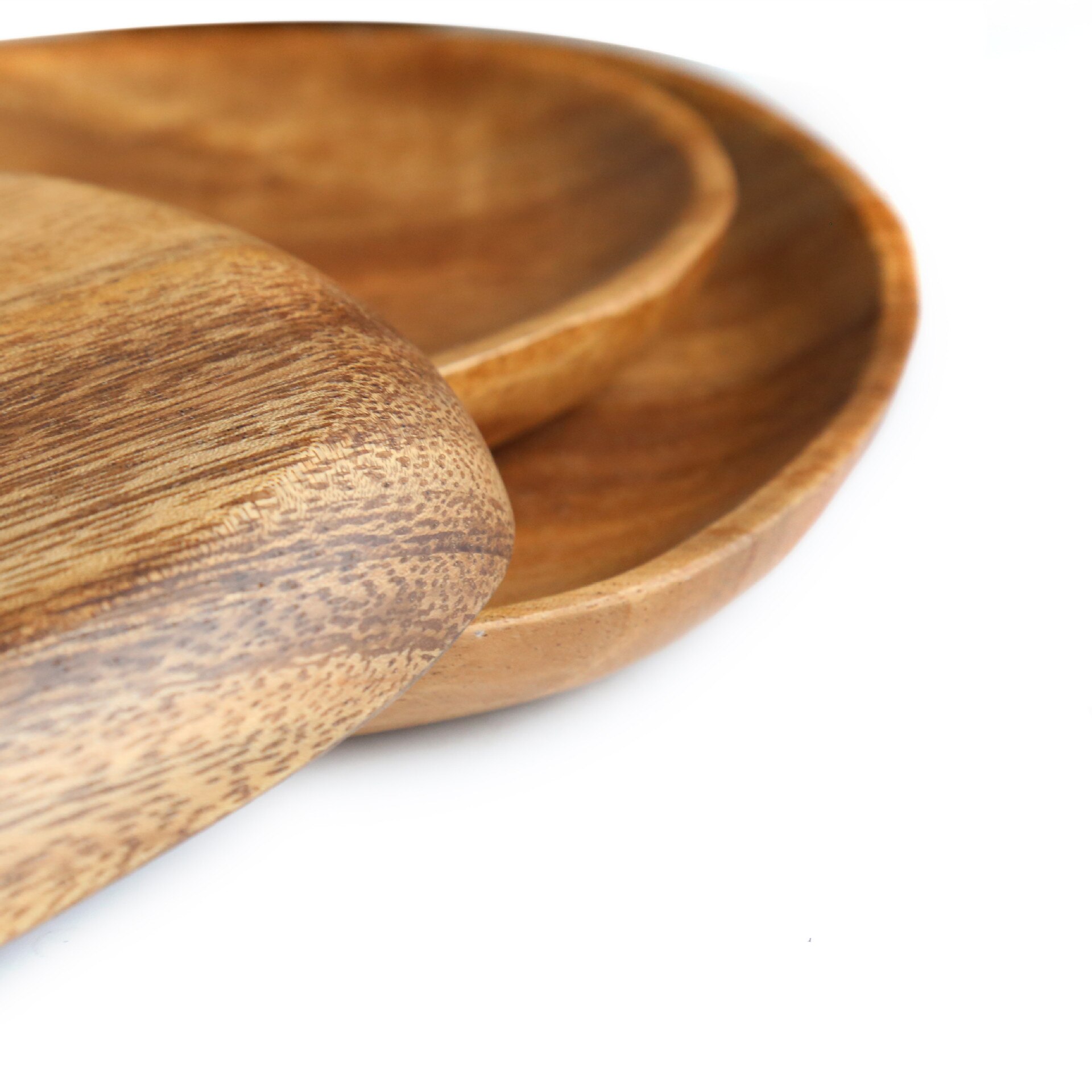 Irregular Acacia Wood Plate Special-shaped Solid Wood Snack Fruit Plate, Wooden Plate cake plate