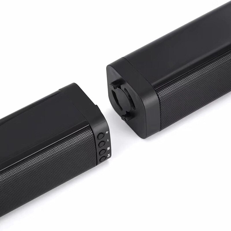 Hjemmekino 20w bluetooth høyttaler tv soundbar bærbar kolonne lyd super bass 4d stereo subwoofer musikksenter system bom eske
