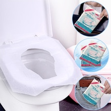 10 stks/zak Wegwerp Toilet Seat Cover Mat Vervangbaar Wc Papier Mat Draagbare Badkamer Accessoires Milieuvriendelijke Reizen Gadget