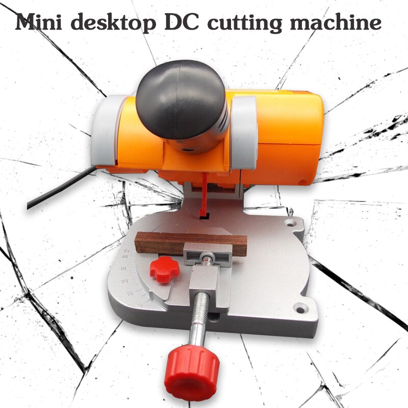 Miniature mini desktop DC cutting machine / cutting tool / for PVC woodworking metal cutting