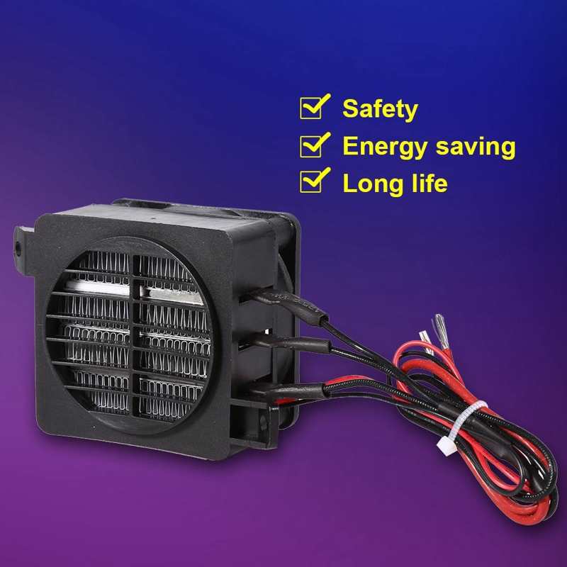 100W 12V Magnetic Induction Heater Energy Saving PTC Car Fan Air Heater Constant Temperature Heating Element Heaters