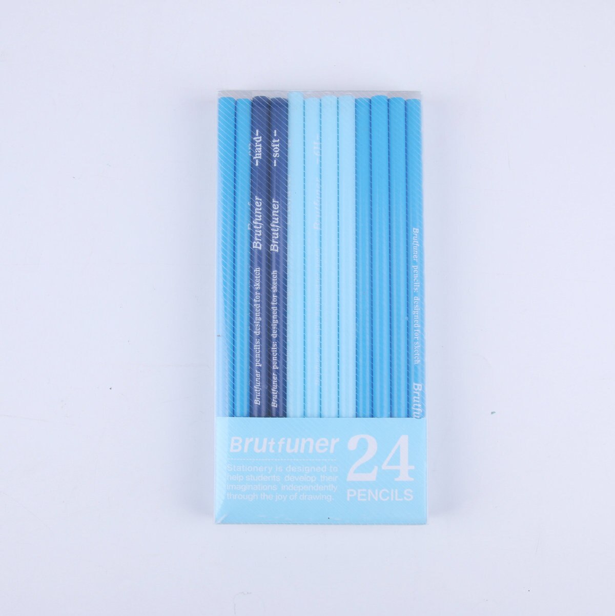 24 Uds mejor dibujo lápiz H-6H HB-14B grafito lápices de madera , conjunto de lápiz para dibujar estudiante de arte suministros