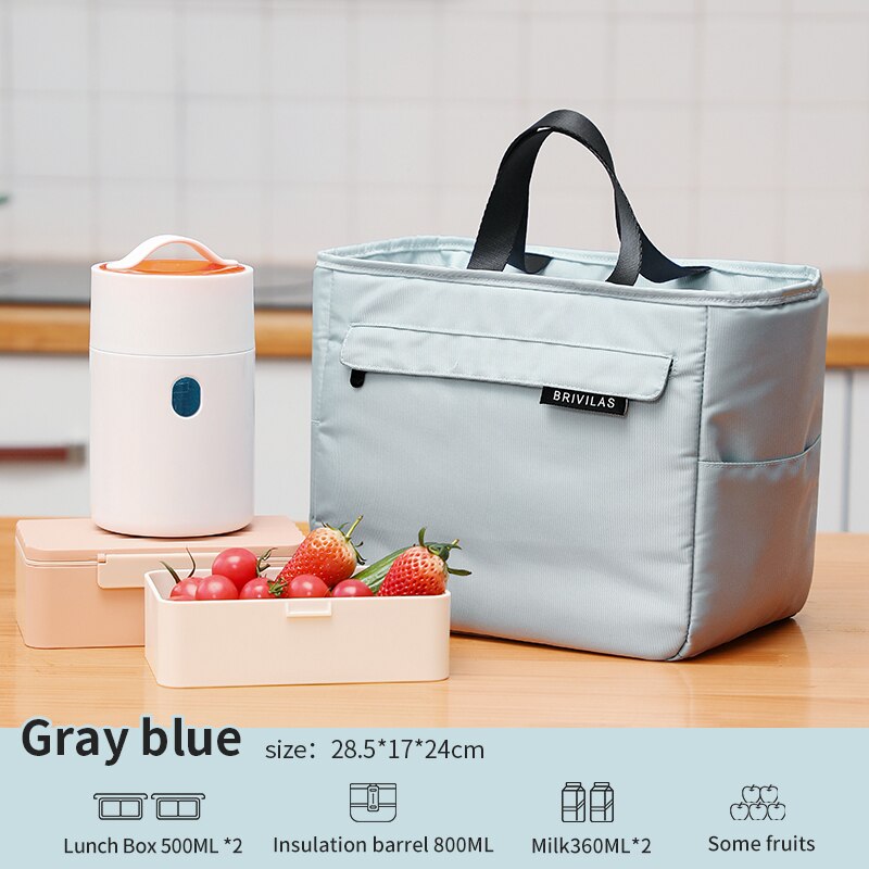 Brivilas Cooler Lunch Bag Multicolor Bags For Women Hand pack Thermal Breakfast Food Lunch Box Portable Picnic Travel Handbags: TF01-1-03