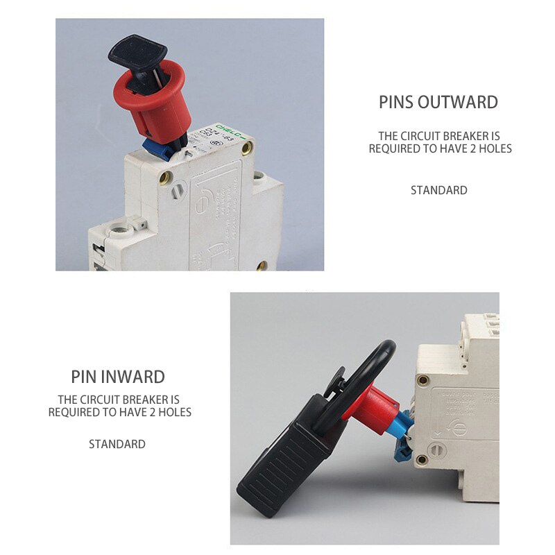 Circuit Breaker Lock Electrical Safety Lockout Miniature Air Switch Breaker Lockout For Power Lsolation Pinout Safety Locks