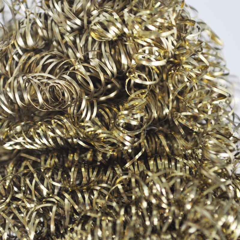 8cm Diameter Copper Spiral Scourer Cleaning Ball for Machine Tool