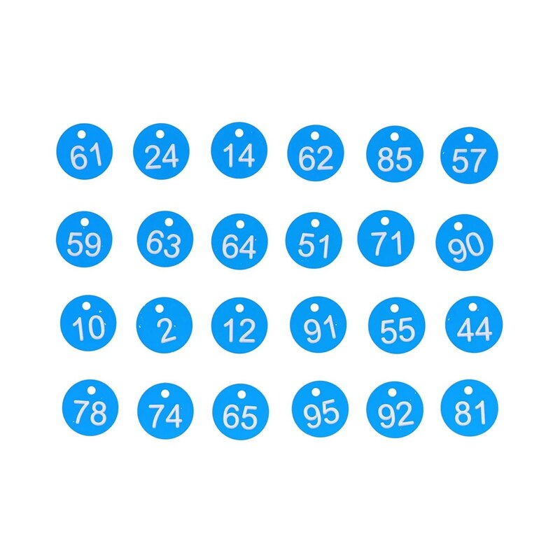 100Pcs Number Signs Beehive Tag Number Pendant Pla... – Vicedeal