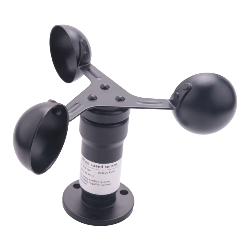 Pulse Signal Wind Sensor Digital Anemometer Pulse Signal Output Aluminum Alloy Wind Speed Sensor Anemometer Anemometer