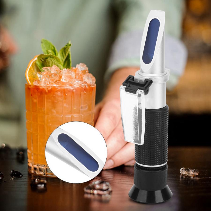 Sugar Test Meter Refractometer Sugar Test Meter 0-20% with Accurant Index for Automatic Temperature Compensation