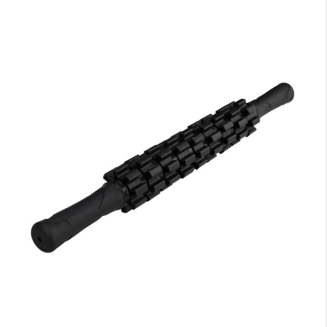 Eckzahn Muskel Zervikale Faszie Entspannung Massage Stock Taille Rolle Bein Yoga Wolf Zahn Igel Ball Arm rollen: Schwarz