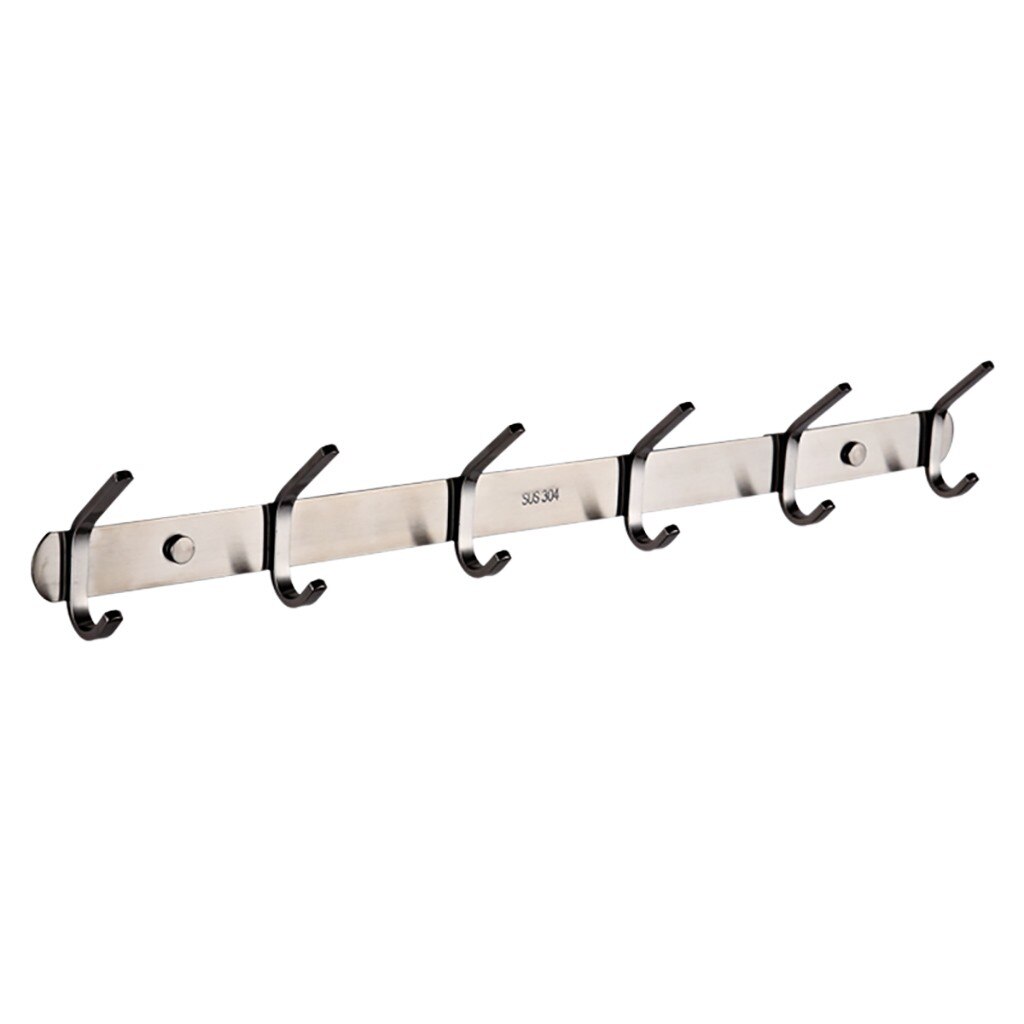 Multifunctionele Keuken Opslag Haak Houder 6 Haken Muur Deur Holder Hanger Rack Voor Lepel Scoop Badkamer Keuken Organizer # LR3