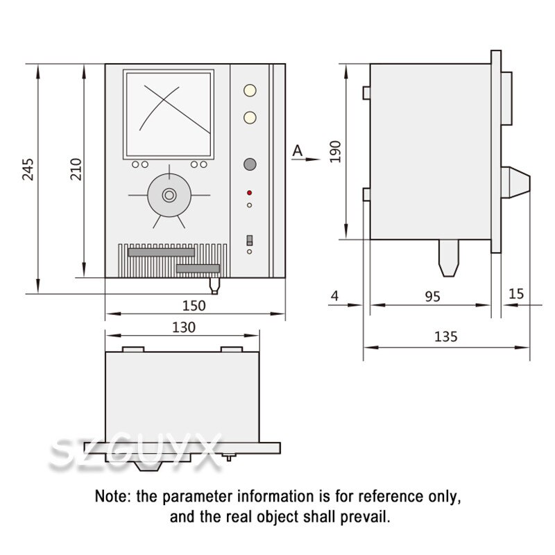 Single-phase 220v AC electromagnetic motor controller variable speed motor speed controller electromagnetic speed control
