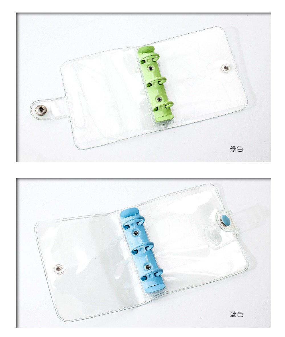 Kawaii Mini Loose- Leaf Notebooks 3 Holes Dairy Paper Refills Spiral Binder Planner Cute Pager Dairy Weekly To Do Planner