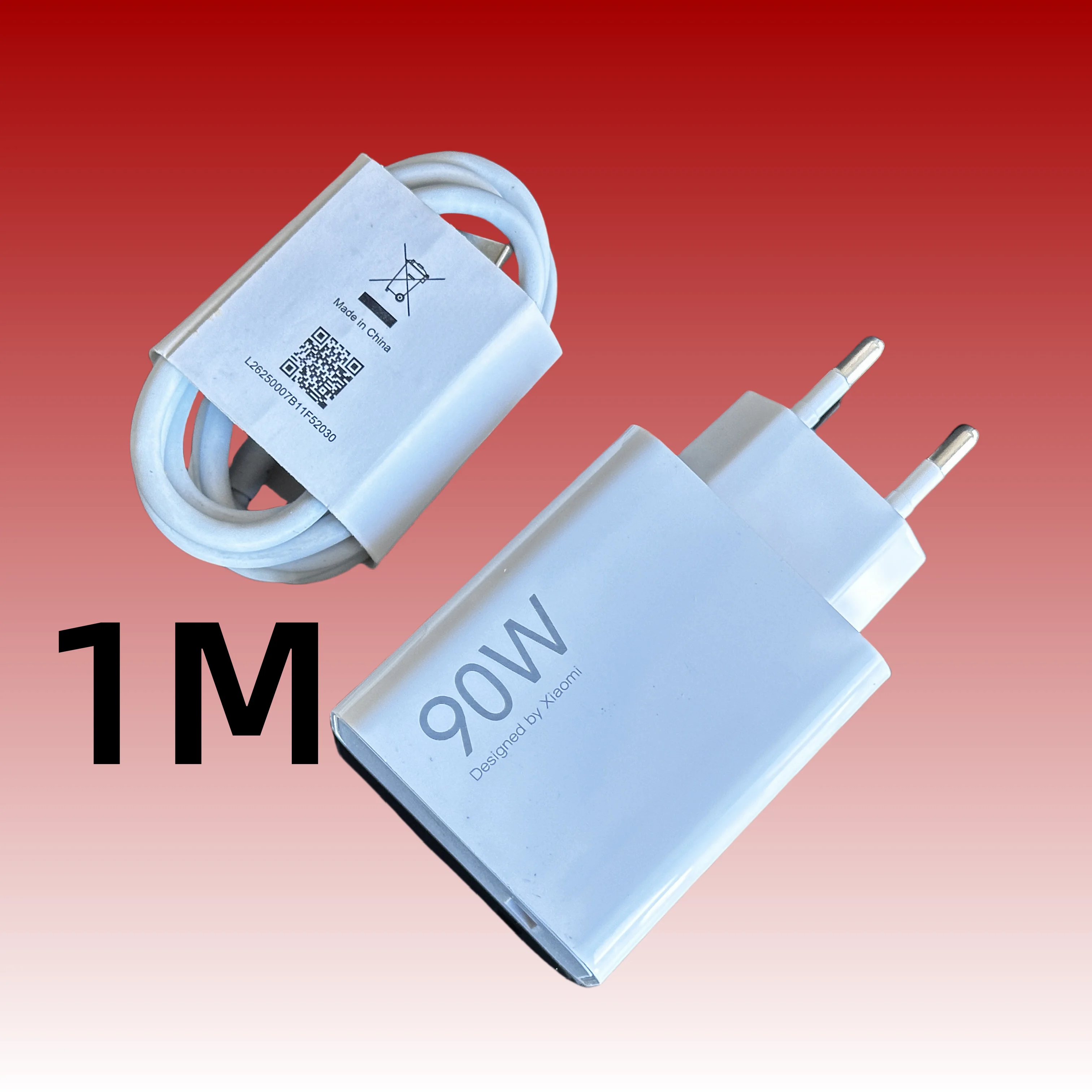 Cargador GaN Original Xiaomi 90W Turbo carga rápida 67W adaptador de hipercarga UE para Mi 15 14 13 12 Pro + 6A 1/1, 5/2 M Cable tipo C: DE
