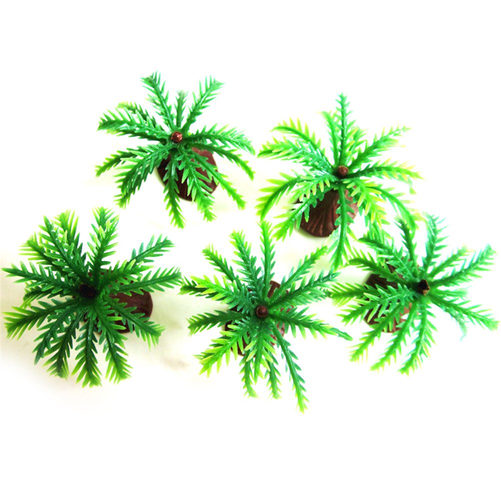 20 Stück Miniatur-Bäume Für Modell-Landschaften – Höhe 3–8 Cm, Dunkelgrün, Aus Kunststoff & Schaumstoff