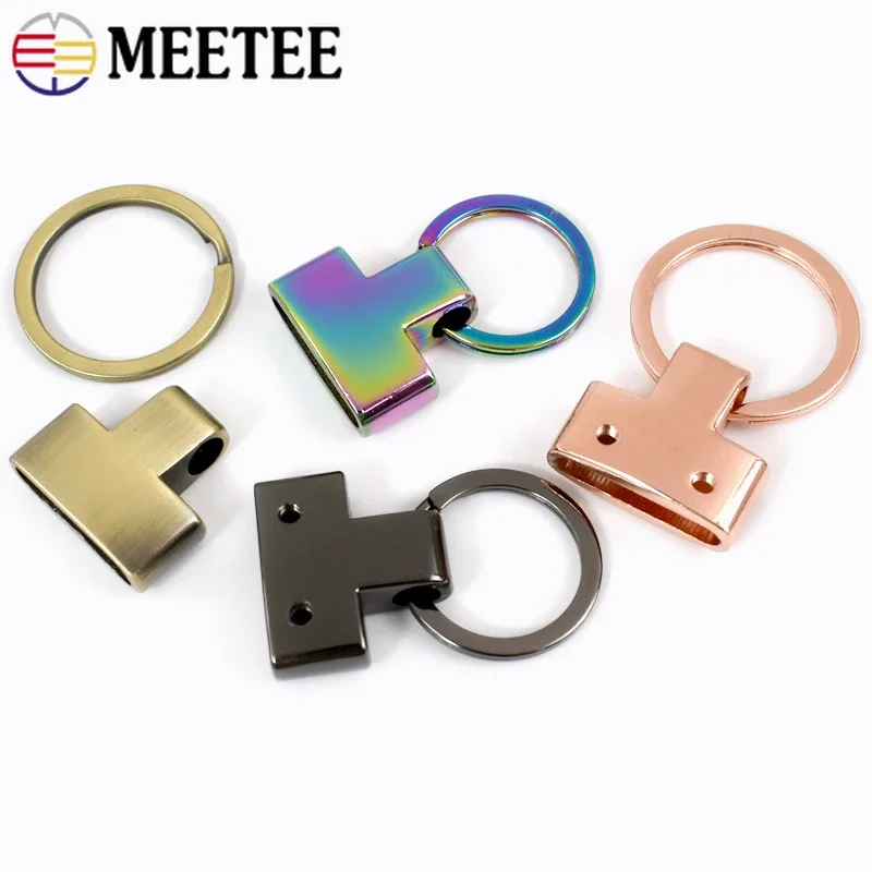 4/10/20 Stuks 20/24 Mm Metalen O Ring Gesp Sleutelhanger Haak Voor Tas Riem clip Sluiting Singels Hanger Riem Stopper Gespen Accessoires