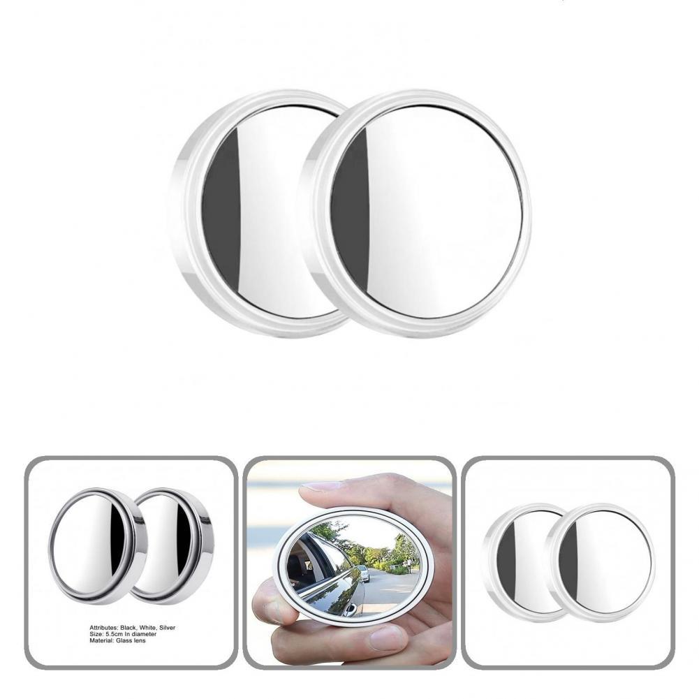 1Pair Rear View Mirror Solid Adjustable Car Rear View Mirror Universal Fit Firmly Stick Car Door Mirrors