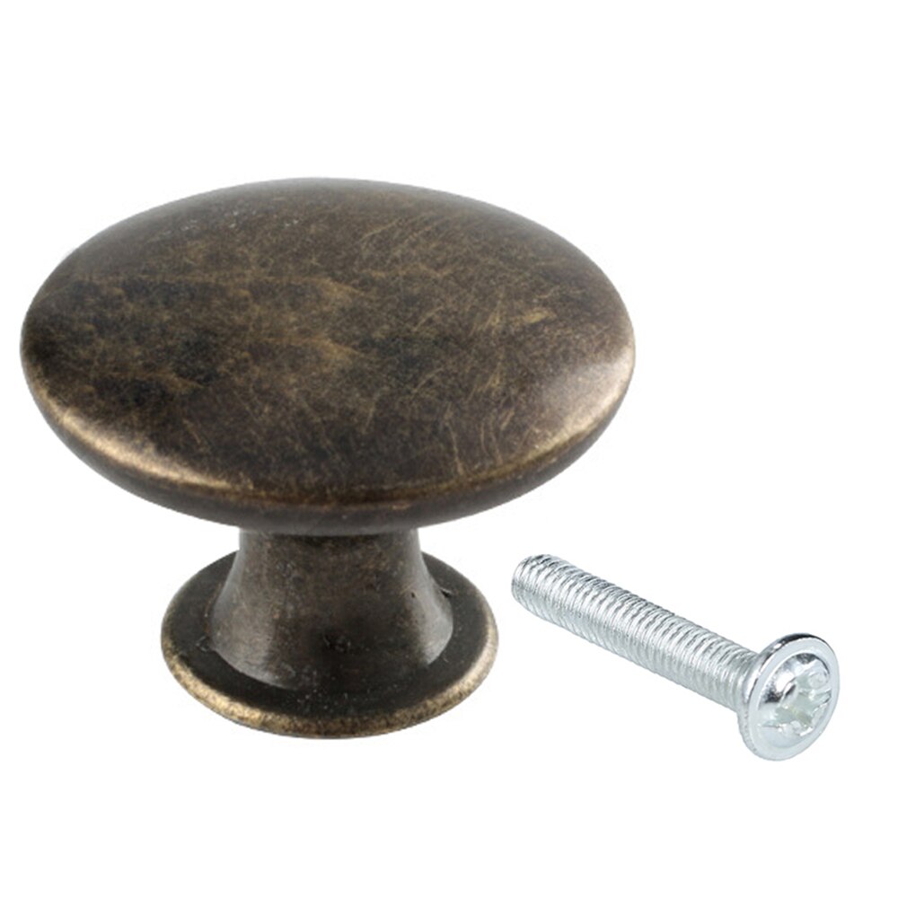 1PC tire pomo de cajón de mueble del Gabinete de la manija de hardware exquisito y durable: Marrón grisáceo