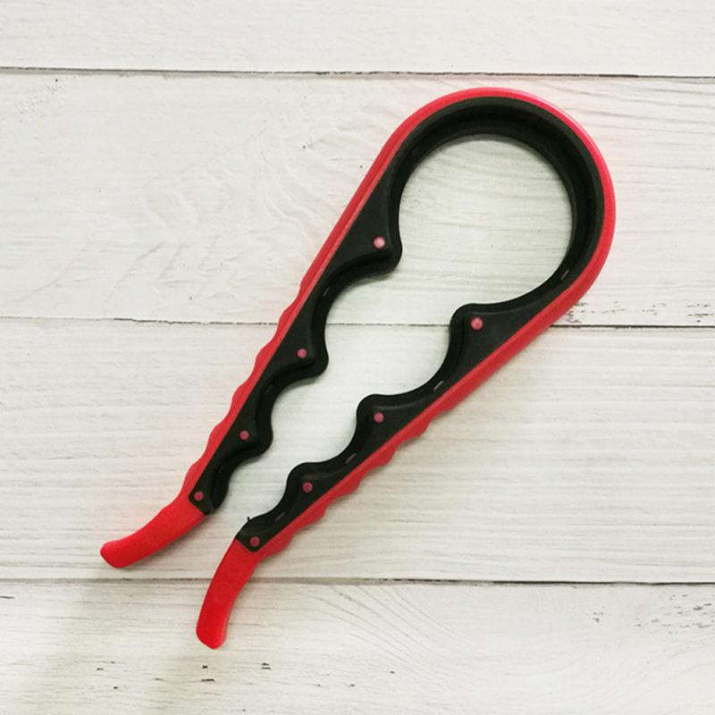 Jar Opener Easy Grip Bottle Opener Twist Off Lid Quick Opening Cooking Everyday Use for Weak Hands and Arthritic Gadget