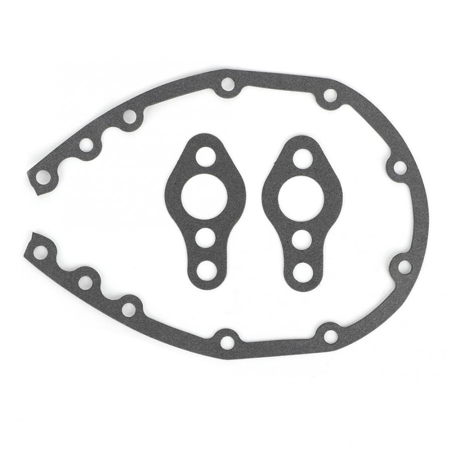 Car Front Gear Timing Chain Cover Gasket Replace Fit for Chevrolet 283 305 327 350 383 400SBC Valve Plate Accessories