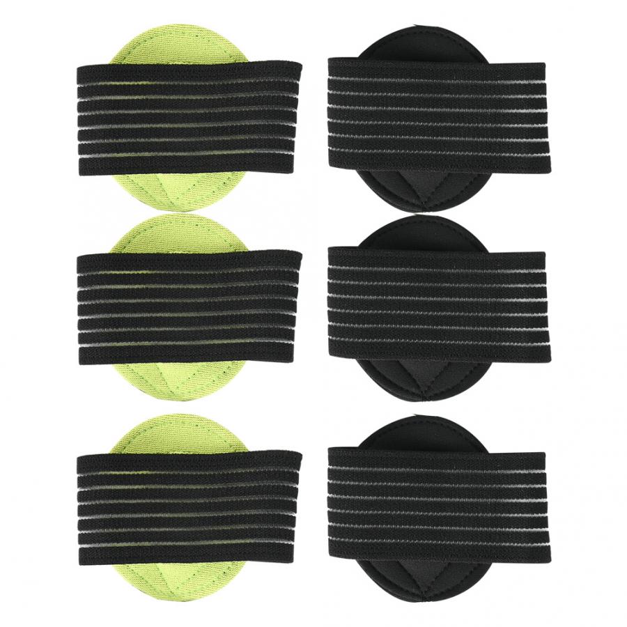 3 Pairs Dikker Compressie Voet Arch Ondersteuning Orthopedische Voet Steunzool Pad Kussen Schoen Pads Pijnlijke Verlichten Pijn