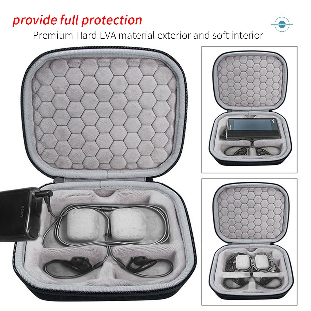Hard Case for Sony NW-WM1a/NW-WM1z Music Player - Portable Travel Protective Storage Pouch