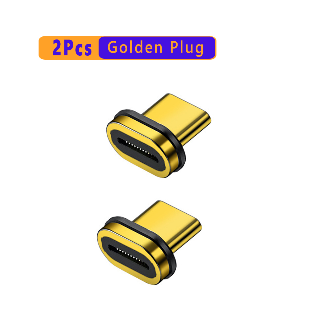 USB4.0 Thunderbolt 3/4 Magnetic Adapter 40Gbps Type C Male to Female 140W Fast Charging 8K@60Hz USB C Converter for iPad MacBook: Yellow