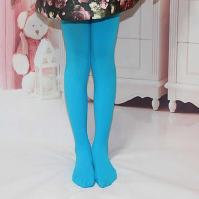 Jambières en velours blanc pour filles | Collants à haute élasticité pour enfants, collants de danse pour écolières, collection printemps/été