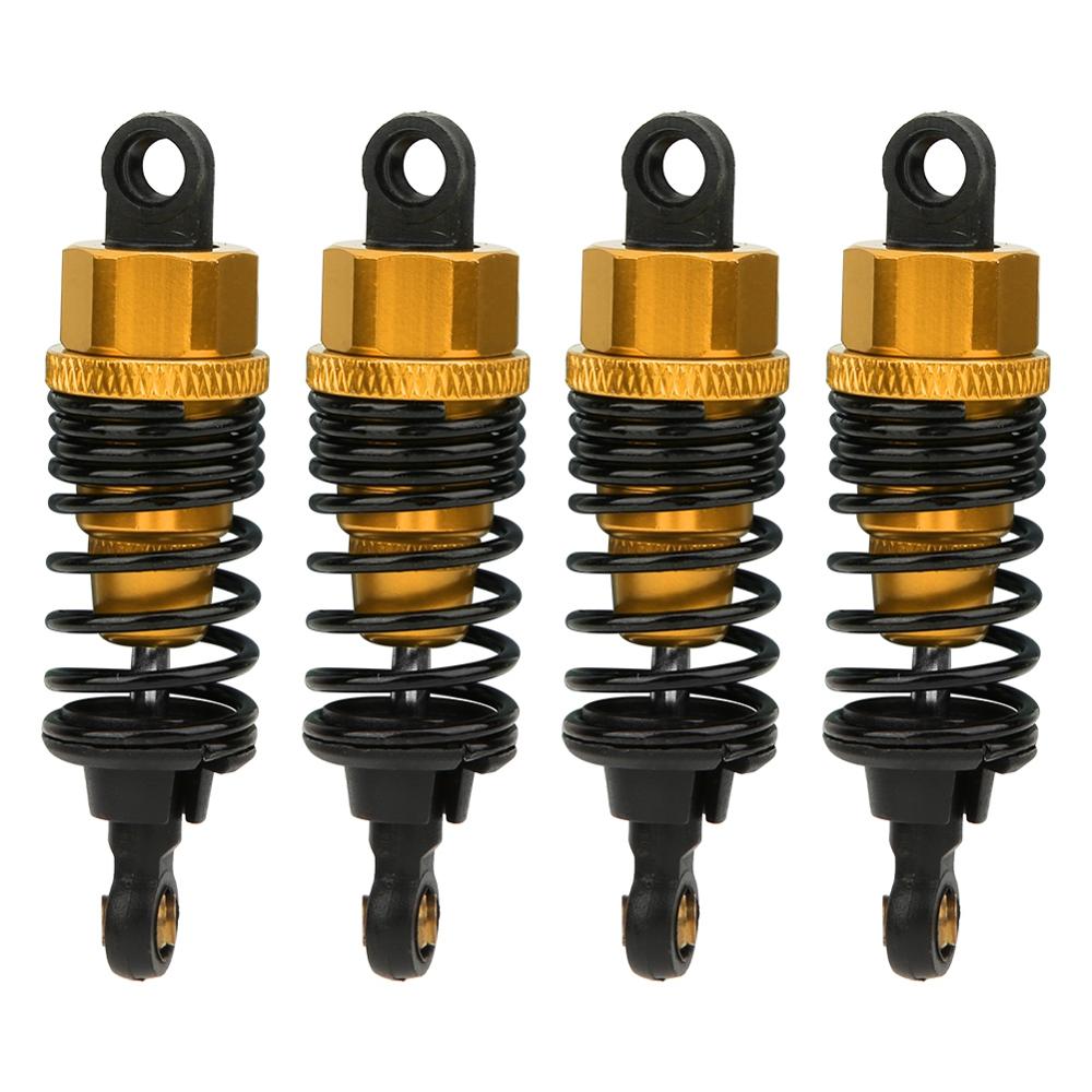 Amortisseurs en aluminium 68mm/98mm /108mm, 4 pièces, pour HSP HPI 1/10 échelle RC voiture sur route Monster Truck tout-terrain Buggy: Clair