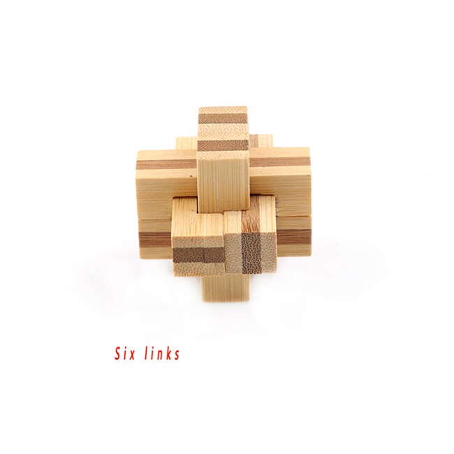 Neue Pädagogisches Erwachsene Kinder Spielzeug Ausgezeichnete IQ Gehirn Teaser 3D Holz Verriegelung Kong Ming Luban Lock Puzzle Spiel Spielen: 881945